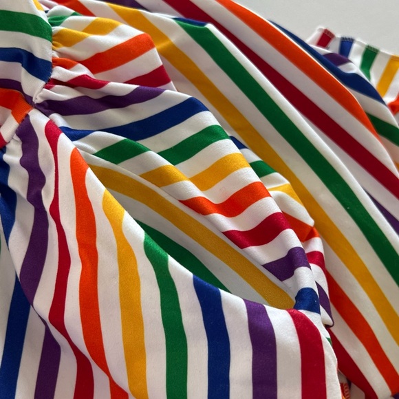 Little stocking co rainbow dress birthday size 6 EUC - Picture 5 of 9